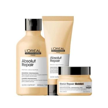 Imagem de L'Oréal Professionnel Absolut Repair Gold Quinoa Tratamento Kit Leve -