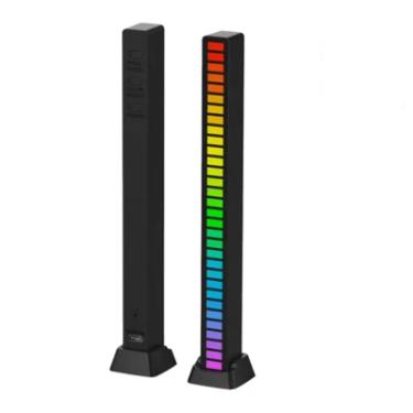 Imagem de Barra De Luz RGB Gamer Rítmica Sensível Ao Som Torre Musica