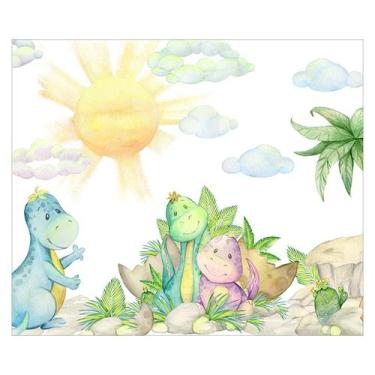 Imagem de Papel de Parede Adesivo Infantil Dinossauros Quarto Menino Menina - 62