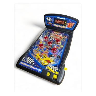 Imagem de Mini Fliperama Pinball Racing Car, Jogo Eletrônico com Display Digital, Tema Corrida