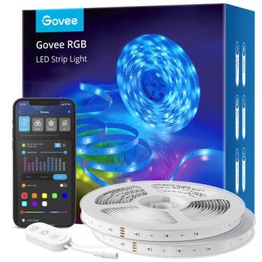 Imagem de Lâmpadas de LED Govee WiFi RGB de 100 pés com Alexa Google