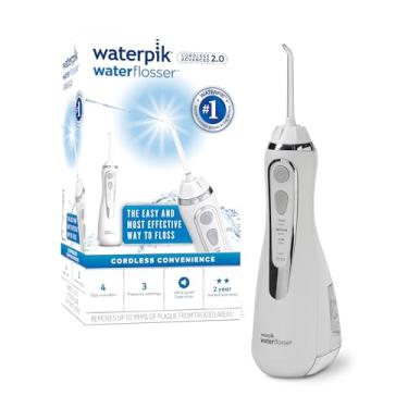 Imagem de Waterpik Cordless Advanced Irrigador oral portátil recarregável WP580 Color Branco