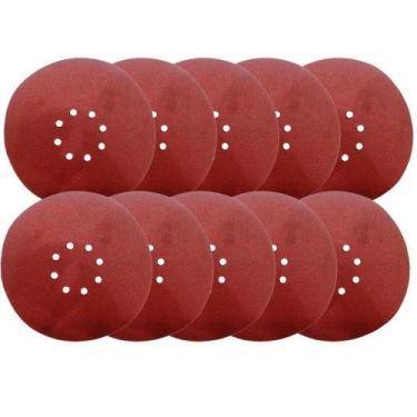 Imagem de Disco De Lixa 225mm Grão 80 Lixadeira Com 10pçs - WBR