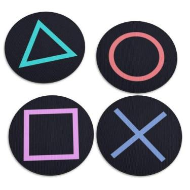 Imagem de Jogo De Porta Copos Botões De Controle Ps4 - 4 Peças - YAAY