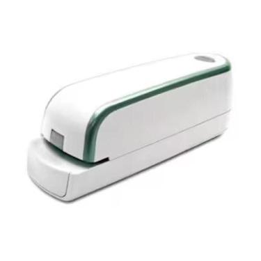 Imagem de Grampeador Profissional Elétrico Mesa Escritório Branco 25fl - MOTIVAT