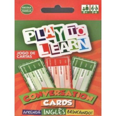 Imagem de Play to learn - jogo de cartas - conversation cards