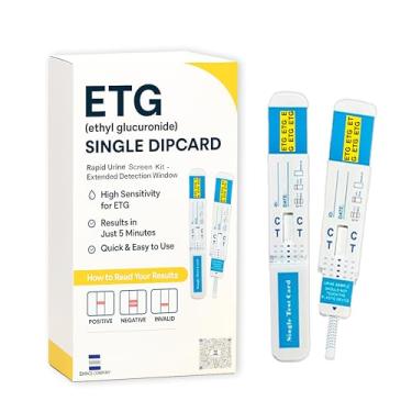 Imagem de Emnce ETG Urine Alco Screen Kit – Dipcard único até 80 horas de detecção fácil e confiável para uso pessoal