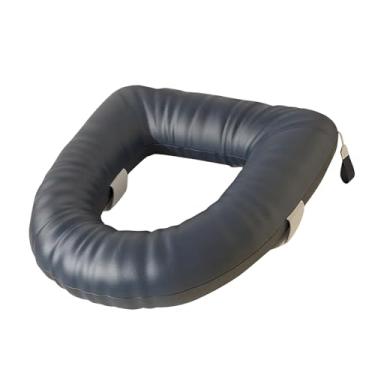 Imagem de WeiLaiKeQi Assento Sanitário com Elevação de 7,5 Cm, Compatível com a Maioria Dos Vasos Sanitários Padrão, Azul Escuro