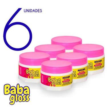 Imagem de KIT Máscara Baba Gloss 300g 6 Unds - Begônia Gold