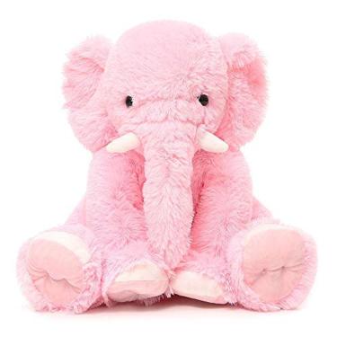 Imagem de MaoGoLan Big Pink Elefante de Pelúcia Animal Soft Elephant Pelúcia Toy 20``