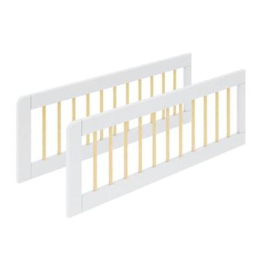 Imagem de Grade de Proteção Dupla Wave Casatema Branco/Natural