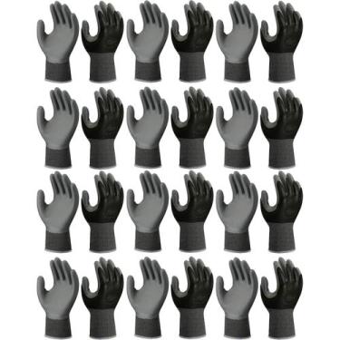 Imagem de Luvas SHOWA Atlas 370BLK Nitrile Tough Medium (pacote com 12)