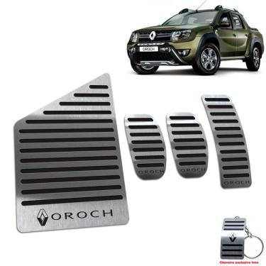 Imagem de Pedaleira E Descanso Duster Oroch 2016/2021 Manual Preto