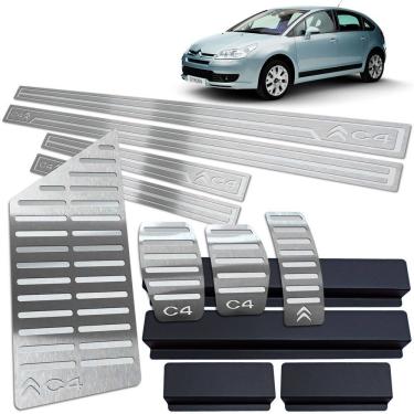 Imagem de Descanso Soleira Pedaleira Manual Citroen C4 Hatch Prata