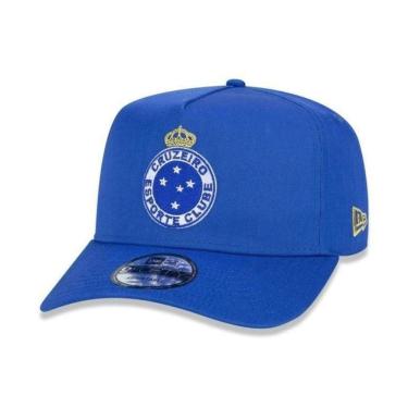 Imagem de Boné Cruzeiro New Era Azul Aba Curva Futebol 9Forty