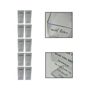 Imagem de Kit 10 Potes Herméticos Organizadores Alimentos Sabão 1230Ml