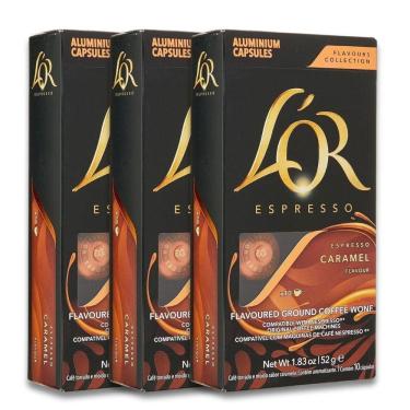 Imagem de Café Cápsulas Lor Nespresso Caramel Kit Com 30 Cápsulas