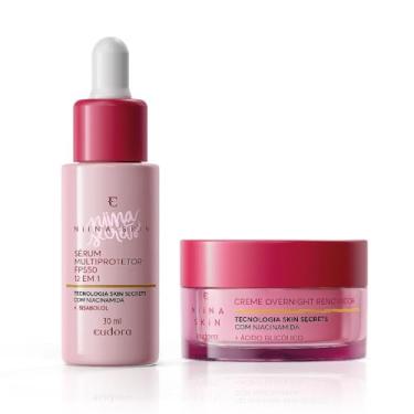 Imagem de Eudora Kit Niina Skin: Sérum Facial 30ml + Creme Overnight 45g