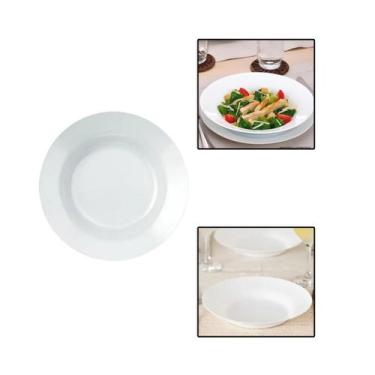 Imagem de Prato de Vidro Menu Fundo 23 cm - Nadir