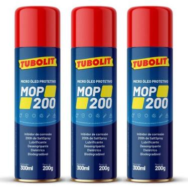 Imagem de Kit 3x Óleo Lubrificante Anticorrosivo Tubolit MOP 200