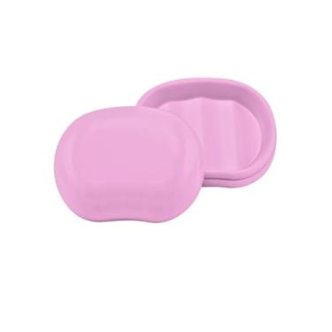 Imagem de Saboneteira Clean com Tampa para Banheiro/Bolsa/Necesseire/Viagens/Academia(Rosa)