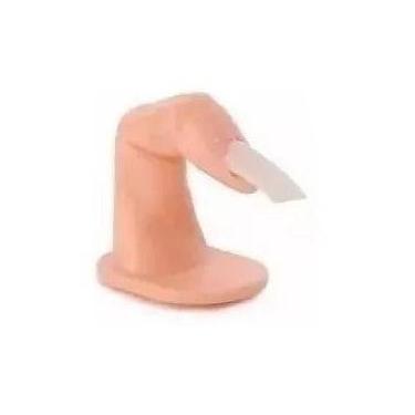 Imagem de Dedo Postiço Para Treinamento Unha De Gel Fibra Uv Porcelan - Mr Venda