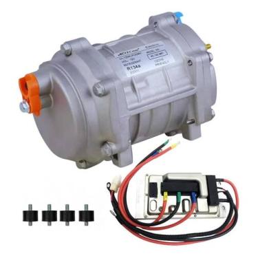 Imagem de Compressor Elétrico Ar Condicionado Automotivo C/ Modulo 24v - Actecma