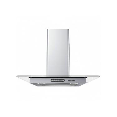 Imagem de Coifa De Parede 60cm Vidro Reto Duto Slim Fogatti Inox