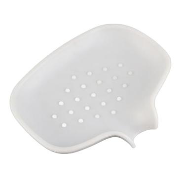 Imagem de Saboneteiras autodrenáveis, suporte de esponja de silicone para economia de sabão drenável com bandeja de drenagem pia sabonetes de chuveiro escorredor suporte de armazenamento para casa de banho