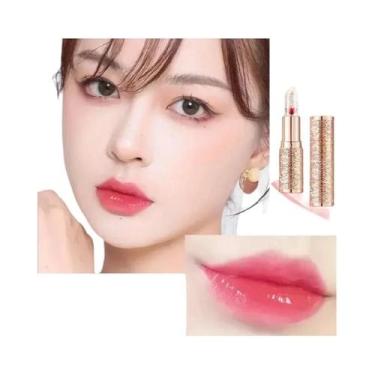 Imagem de Batom Flor Para Mulheres, À Prova D'Água, Hidratante, Mudança De Cor C