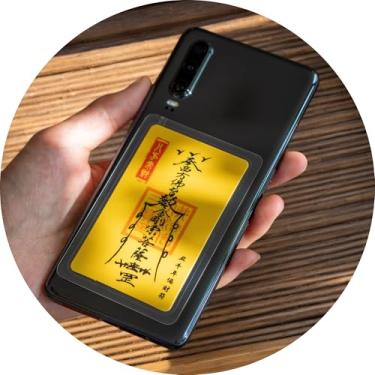 Imagem de Amuleto de cartão com pingente do zodíaco Feng Shui com placas de animais para carteira, telefone, mesa, carro, atrair riqueza, sorte e significado simbólico