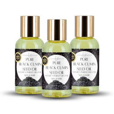 Imagem de LatherGreen Óleo de Semente Preta 100% Puro – Prensado a Frio, Virgem, Nutrição para Pele, Cabelo e Couro Cabeludo, 2onças