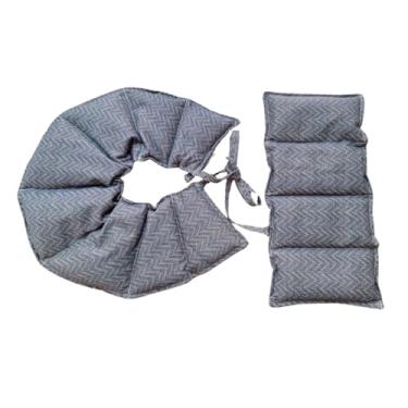 Imagem de Kit Almofada Cervical E Pescoço + Almofada Lombar