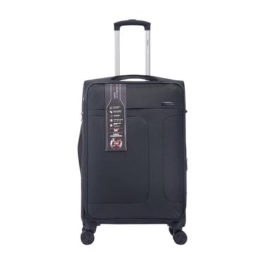 Imagem de Mala Grande Expansível Com Zíper Antifurto Super Leve Preto