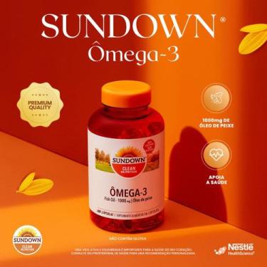 Imagem de Suplemento Alimentar Sundown Ômega 3 1.000mg 180 Cápsulas