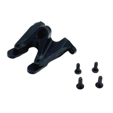 Imagem de menolana Peça de reposição reforçada para upgrade do suporte da asa traseira em escala 1:24 para carros de modelismo para Wltoys 244016, Preto