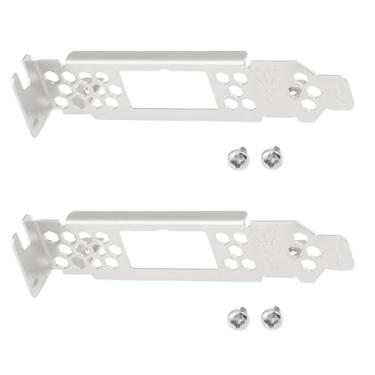 Imagem de eMagTech 2 peças de suporte de perfil baixo P1276-0022M compatível com LSI00343 SAS 9300-8e compatível com DELL H830