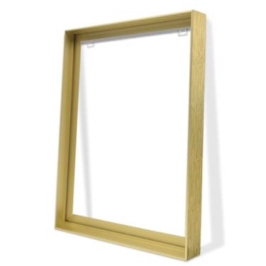 Imagem de ARTGOW Moldura flutuante de metal para pinturas a óleo em tela de 30,5 x 40,6 cm, moldura de lona faça você mesmo com 3,8 cm de profundidade, molduras flutuantes para impressões de arte de parede