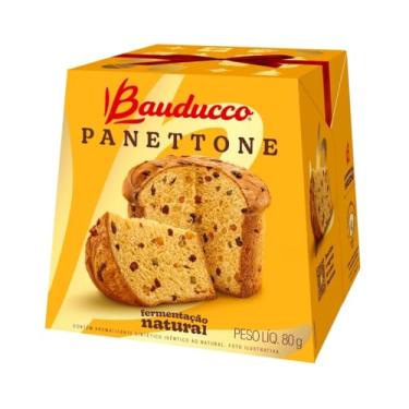 Imagem de KIT 5 Chocottone Gotas ou Panettone Bauducco 80g (Panettone)