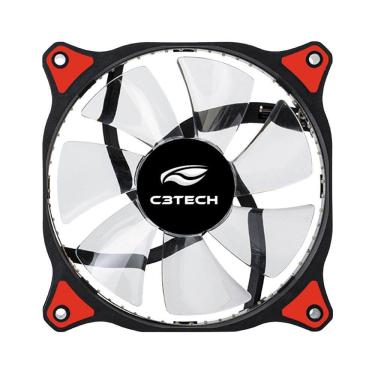 Imagem de Cooler C3TECH para Gabinete F7-L130RD 3 pinos 12cm