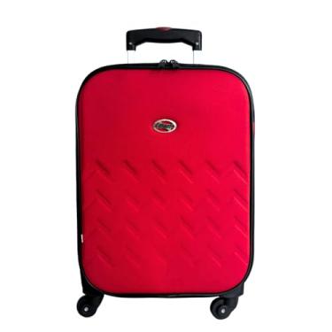 Imagem de Mala de Bordo 10Kg Giratória 360° Forrada e Resistente (Vermelho)
