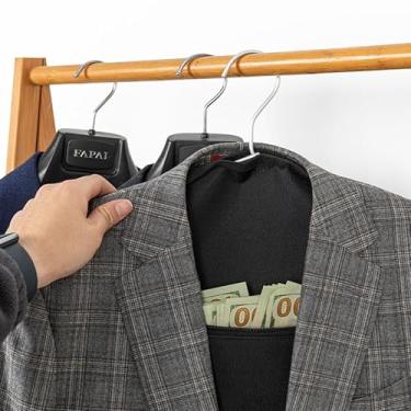 Imagem de Cofre de bolso oculto para desvio, cabe sob roupas penduradas com bolso para esconder joias, dinheiro e documentos de valor – Bolso discreto para pendurar para armário e escritório em casa