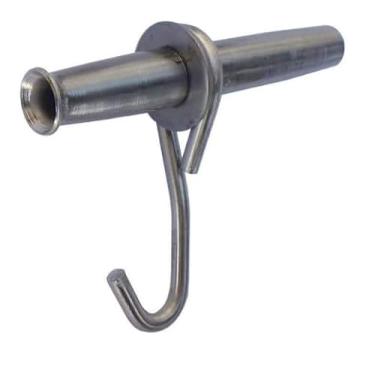 Imagem de Bicos de bordo de aço inoxidável de 5/40.6 cm com ganchos – Derrames de batida premium para coletar seiva e fazer xarope de bordo (5)