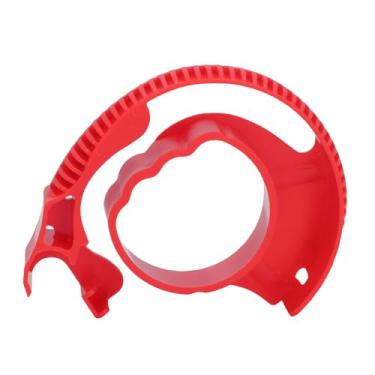 Imagem de SUNGOOYUE Dispensador de Fita Adesiva Serrilhado Portátil Aplicador de Fita do Pintor Freio de Dedo Traseiro para Escritório Em Casa Plástico Vermelho