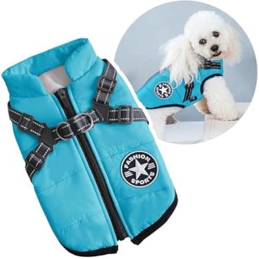 Imagem de Casacos de clima frio para cães, roupas leves, destacáveis, fáceis de usar, outono e inverno, roupas quentes para animais de estimação