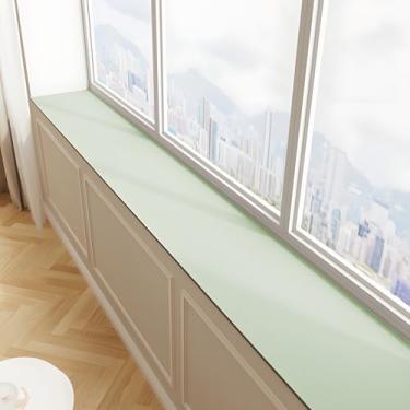 Imagem de Tapete ajustável de terra de diatomáceas, tapete absorvente de água de 30 cm de largura e à prova de poeira para peitoris de janela e prateleiras (botão verde, 30 x 200 cm)