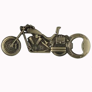 Imagem de Zmingxuan Ímã de geladeira, abridor de garrafa de cerveja, abridor de garrafas de arte, motocicleta vintage, geladeira de Papai Noel, abridor de motocicleta criativo, presente de dia dos pais