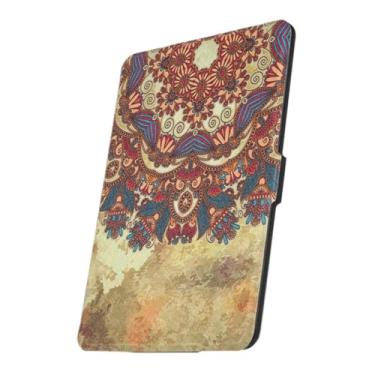 Imagem de Akacy Capa com padrão pintado para o novo Kindle 8ª geração 15.2 cm versão 2016, capa protetora inteligente leve com função hibernar/despertar automática (1)