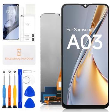 Imagem de Para Samsung Galaxy A03 Tela LCD para Samsung A03 Substituição SM-A035F/DS SM-A035M SM-A035F Tela LCD Digitalizador Touch Screen Montagem de Vidro com Ferramentas de Reparo