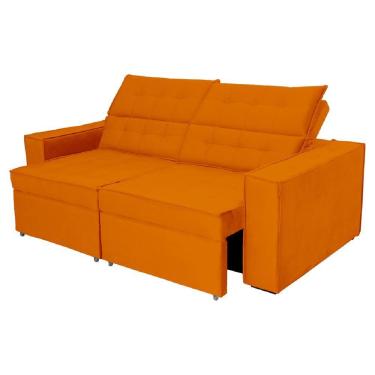 Imagem de Sofá Austrália 3,00m 5 Lugares Retrátil E Reclinável D35 - Terra